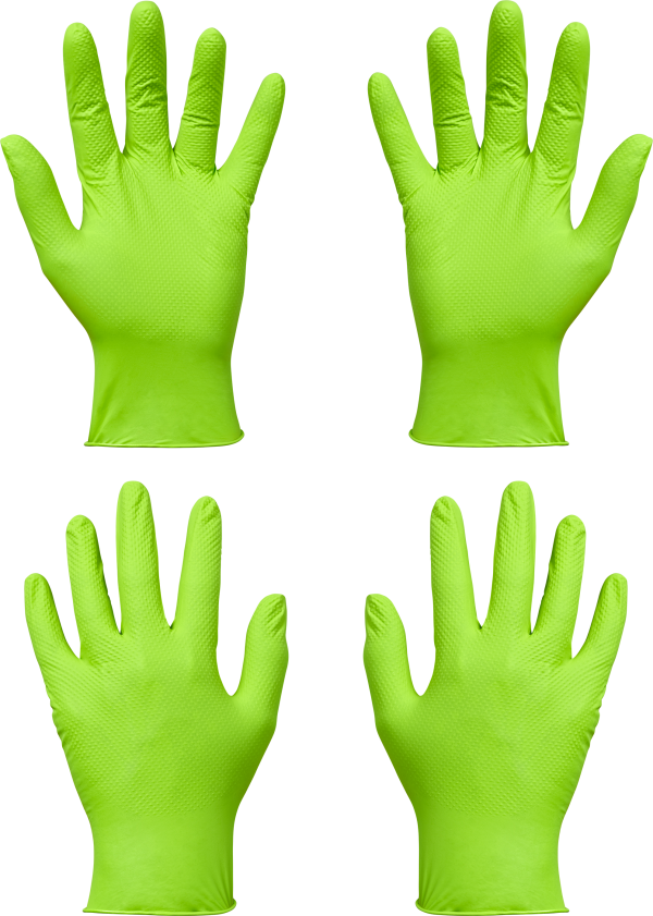 Mănuși nitril verzi